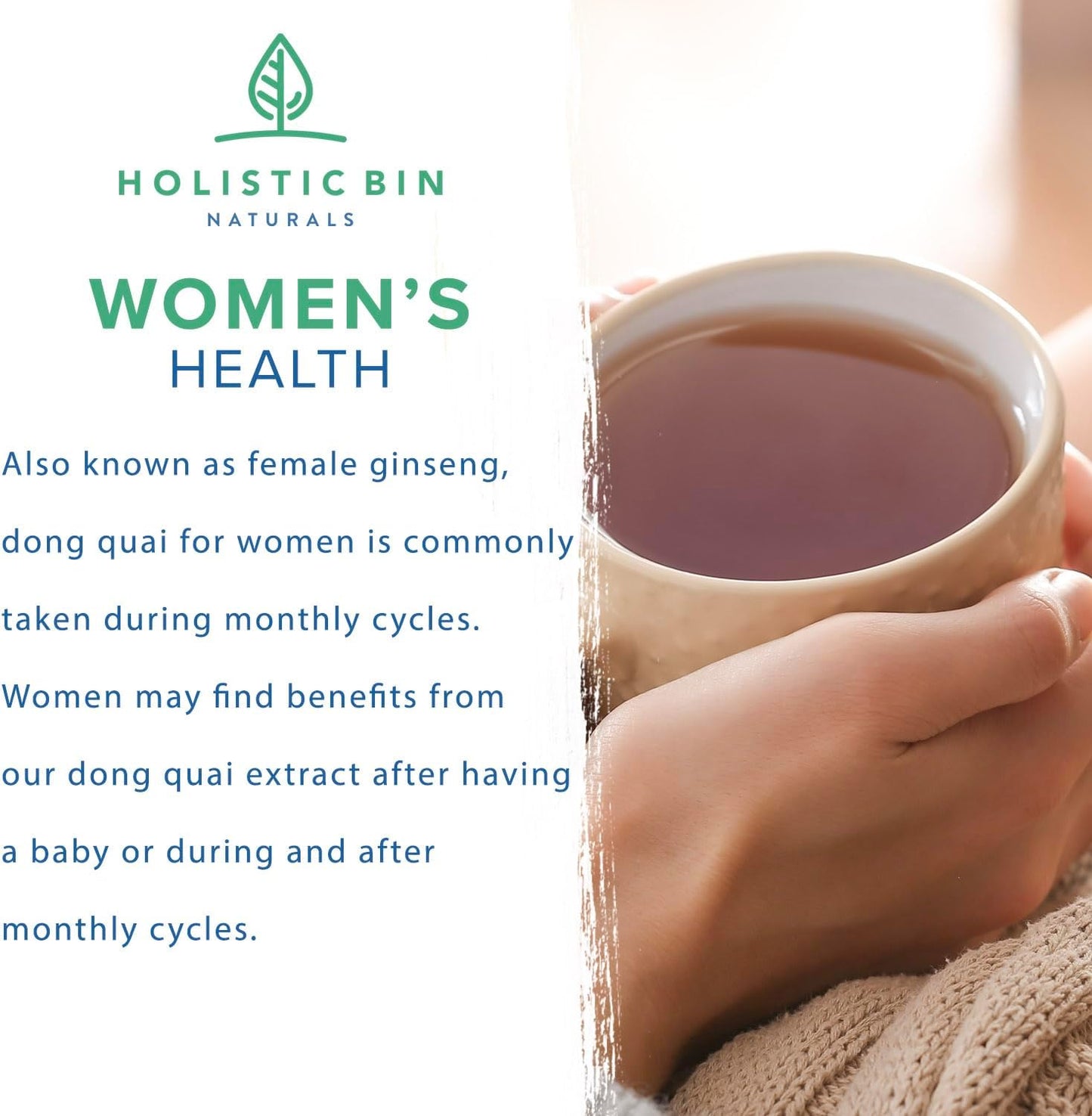 Japanese Wild Harvested Dong Quai Root Powder Extract (Angelica Sinensis) for Women's Health Support | Holistic Female Ginseng