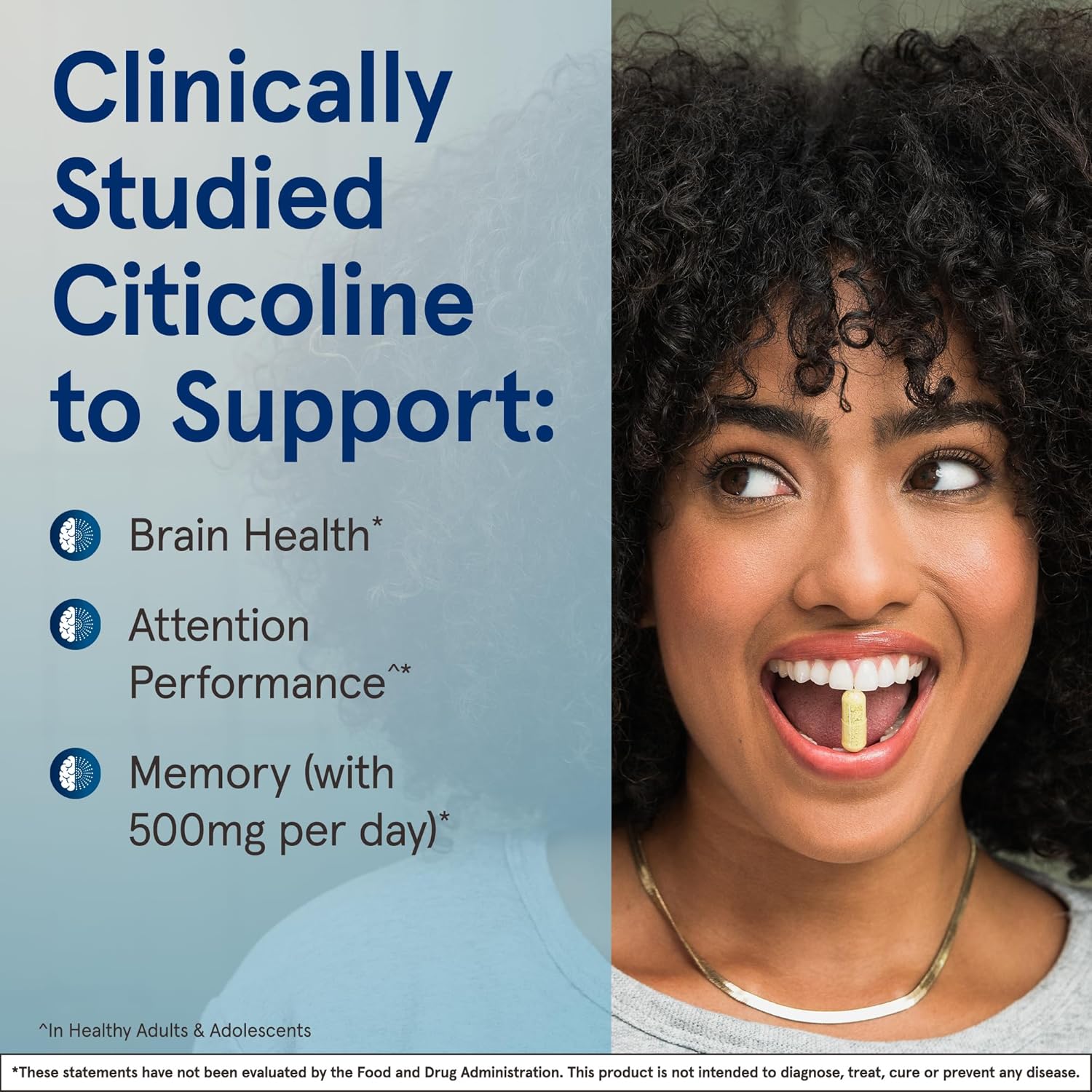 Jarrow Formulas CDP Choline Capsules - 250mg Memory & Brain Health Supplement - 720 Veggie Capsules - 720 Day Supply