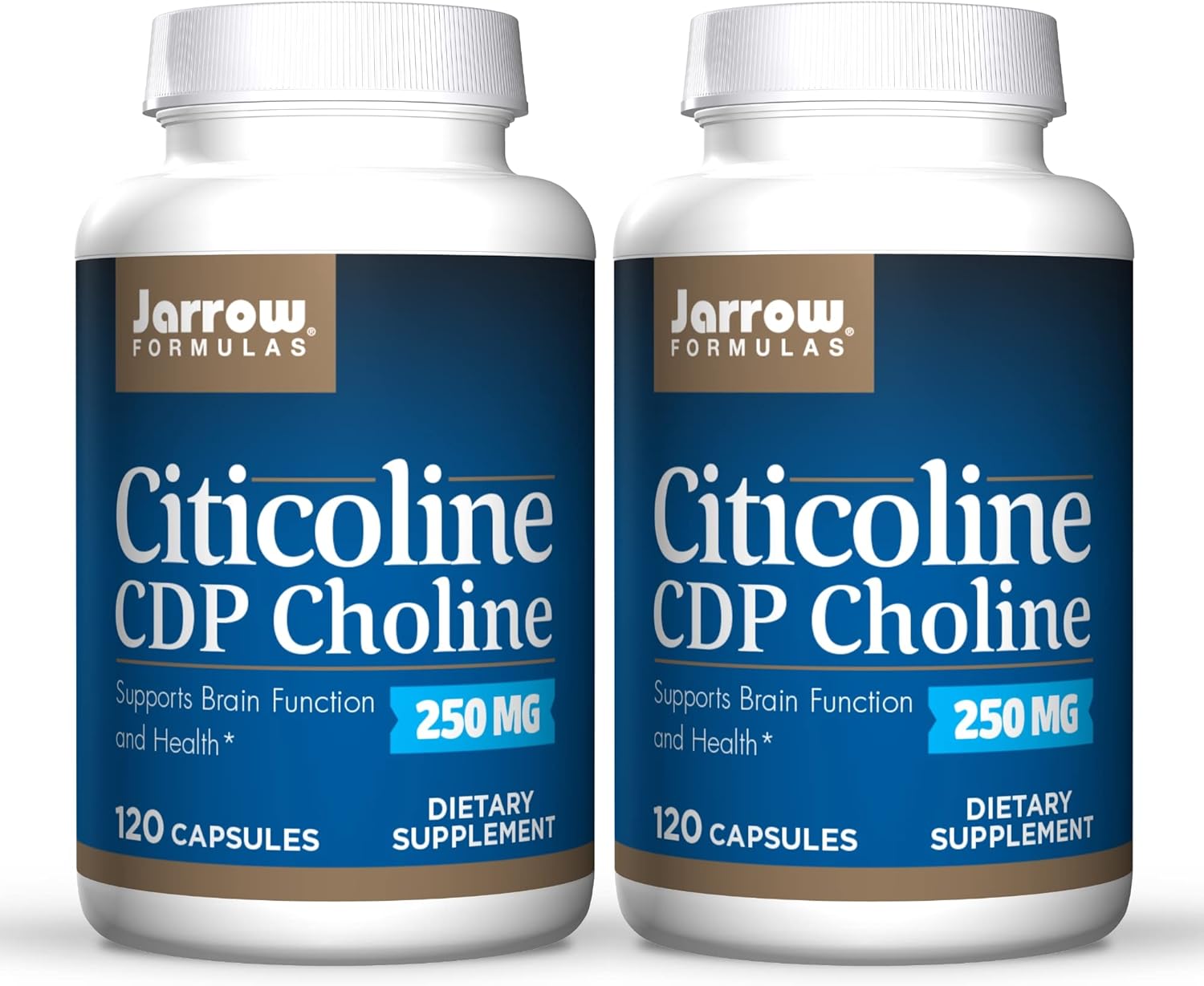 Jarrow Formulas Citicoline (CDP Choline) 250 mg - 240 Capsules for Brain Health & Attention Performance