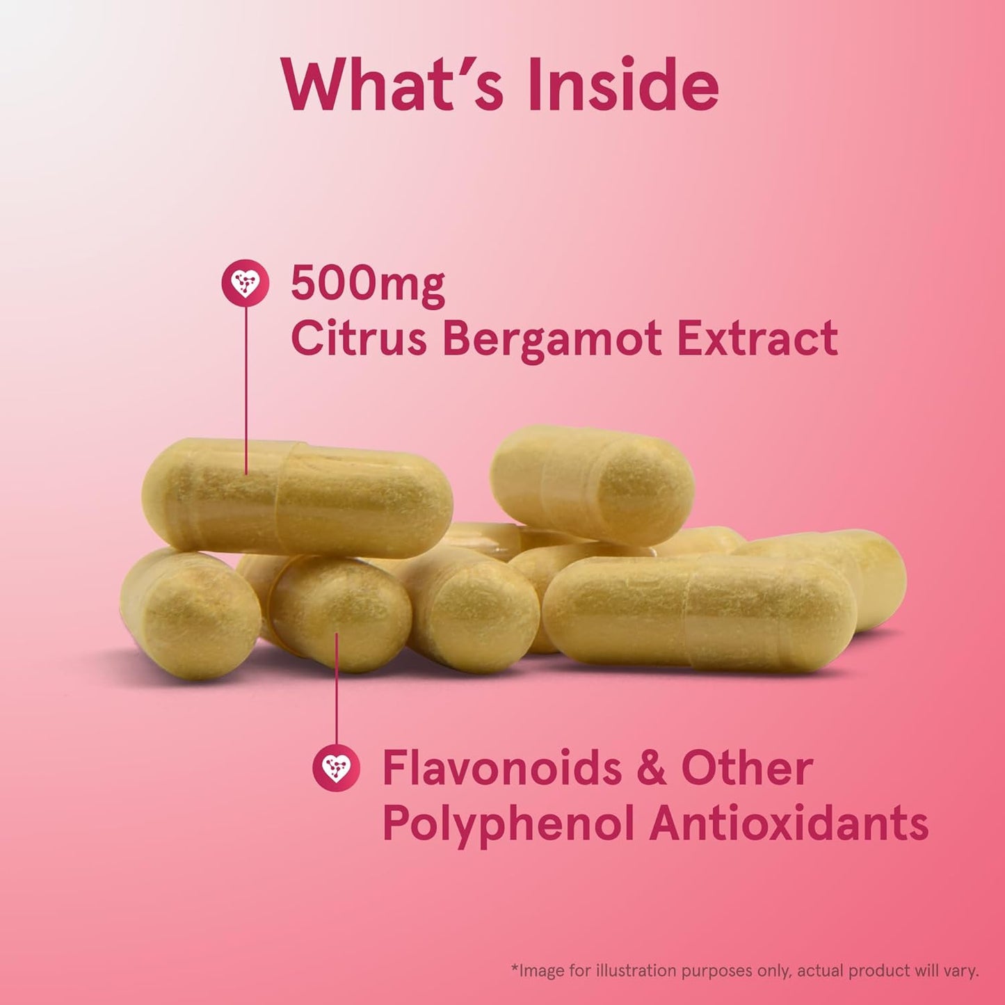 Jarrow Formulas Citrus Bergamot 500 mg - Antioxidant Support for Heart Health - 60 Servings - Gluten Free Dietary Supplement with QH-absorb - BoostGo Australia