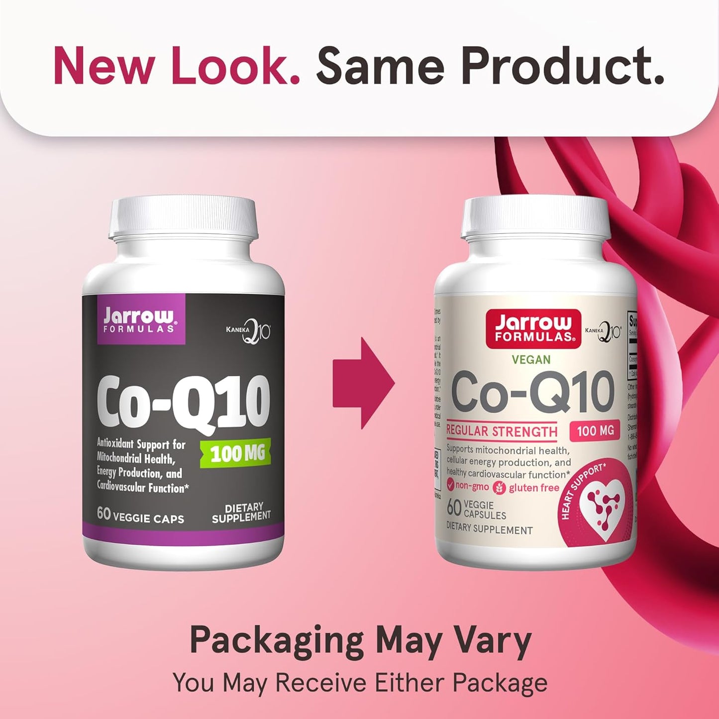 Jarrow Formulas Co-Q10 100mg Veggie Capsules for Antioxidant Support and Cardiovascular Health, 60-Day Supply - BoostGo Australia