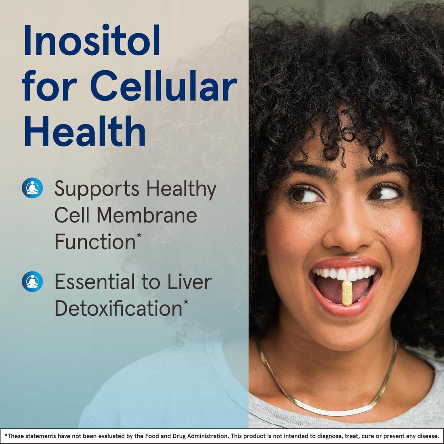 Jarrow Formulas Inositol 750mg Dietary Supplement for Liver Support and Wellness - 100 Veggie Capsules (Pack of 12)