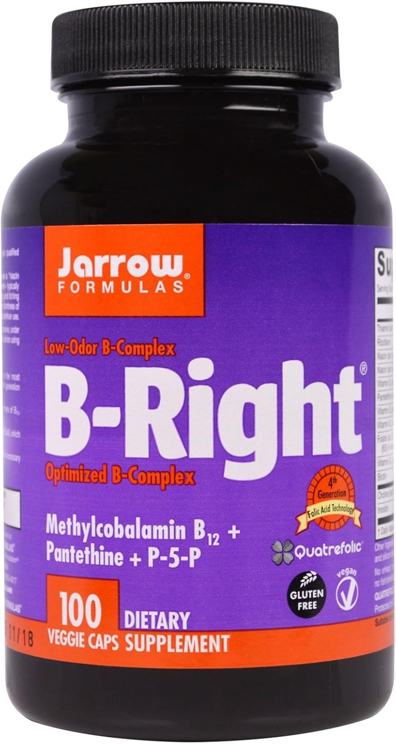 Jarrow Formulas Probiotics and B-Complex Dietary Supplement for Cellular Energy, 10 Billion CFU