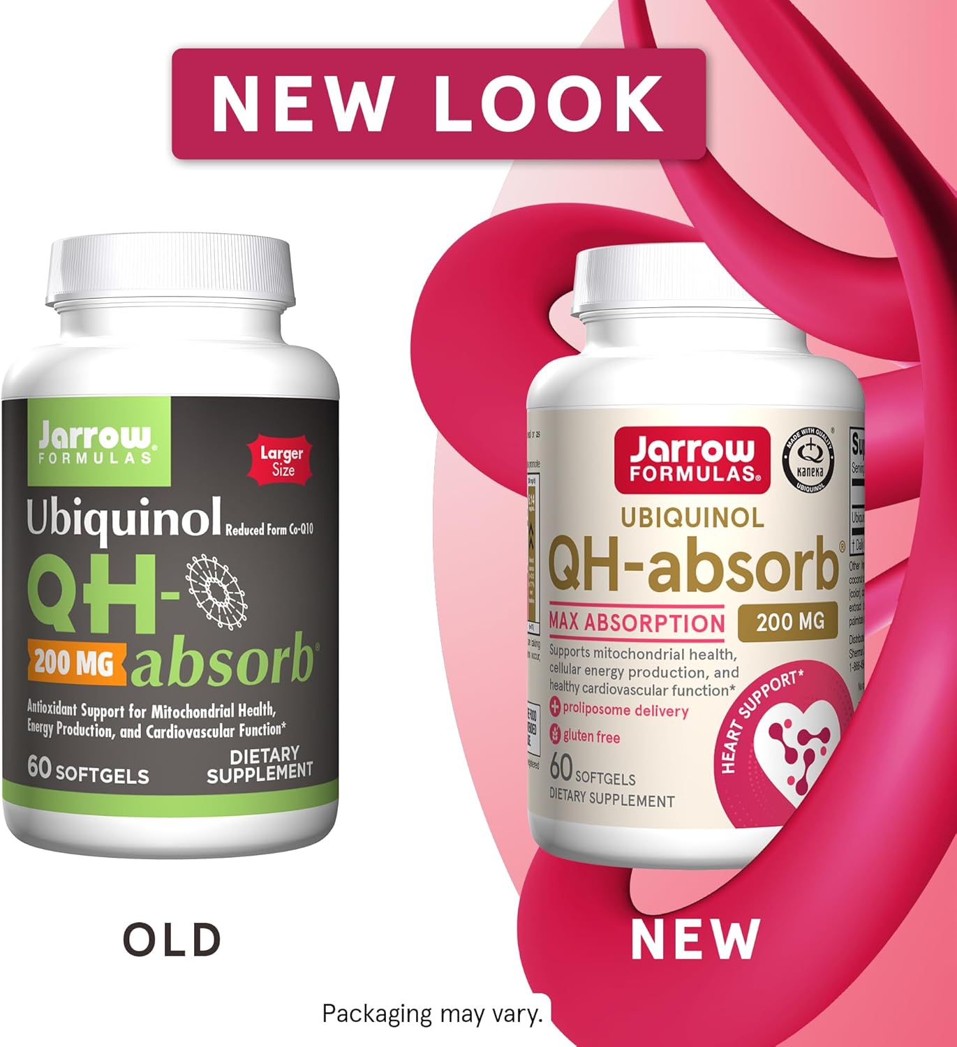 Jarrow Formulas QH-Absorb 200mg Ubiquinol Softgels - Heart Health Supplement 60 Day Supply (Pack of 12)