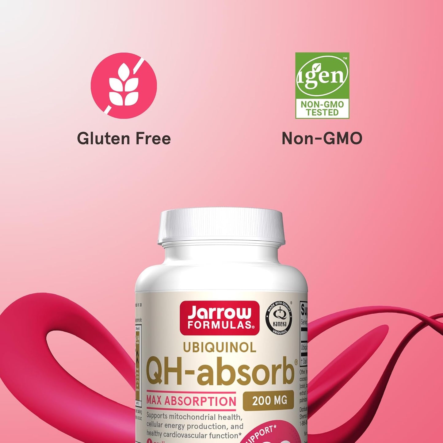 Jarrow Formulas QH-Absorb 200mg Ubiquinol Softgels - Heart Health Supplement 60 Day Supply (Pack of 12)