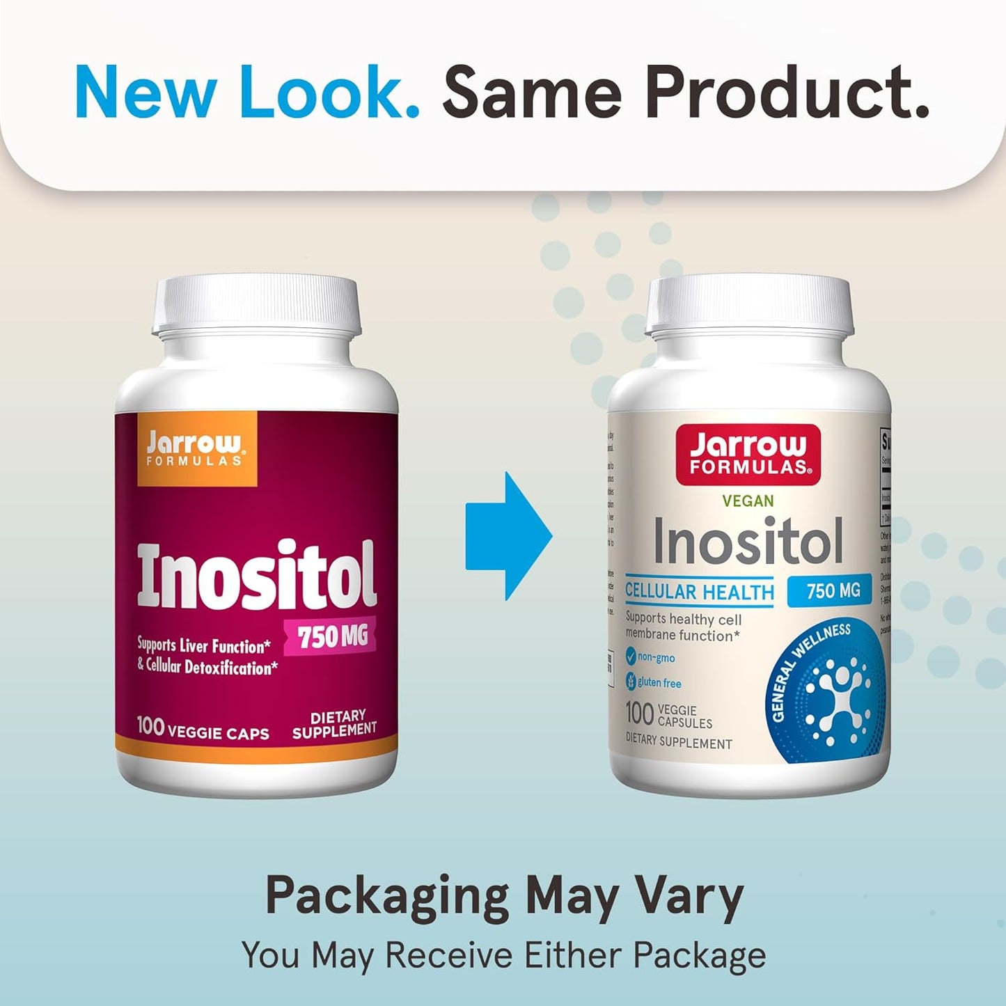 Jarrow Inositol 750mg + Life Extension NAC 600mg Capsules Bundle for Liver & Respiratory Health
