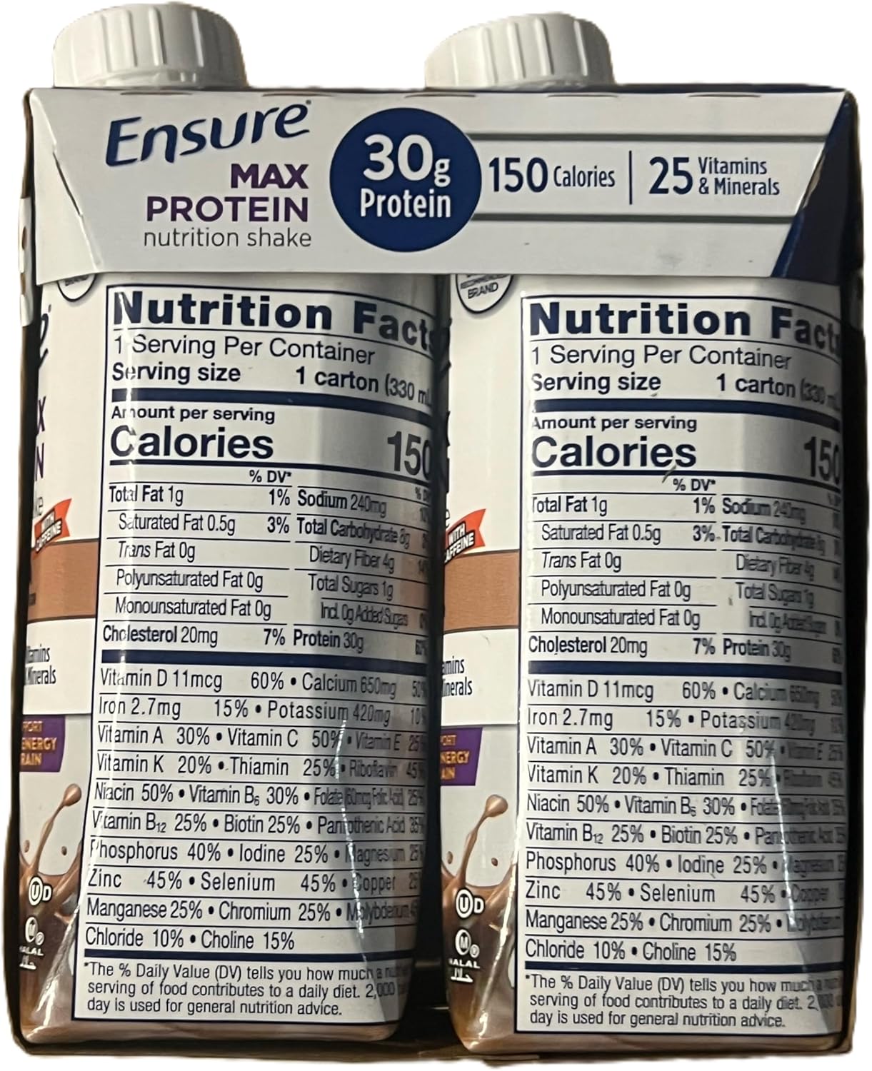 JÁCLER Max Protein Nutrition Shakes Variety Pack - 30g Protein, 1g Sugar, Immune Support, 11 fl oz, Pack of 12