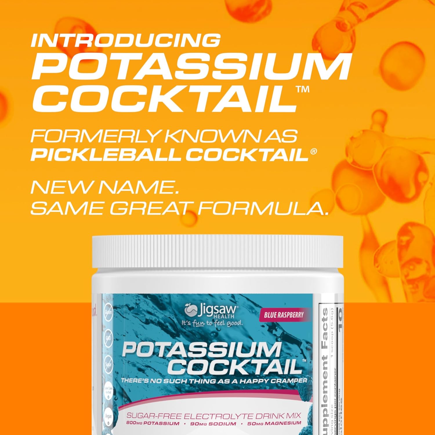 Jigsaw Adrenal Cocktail™ and Potassium Cocktail® Bundle - Blue Raspberry Flavor, 60 Servings