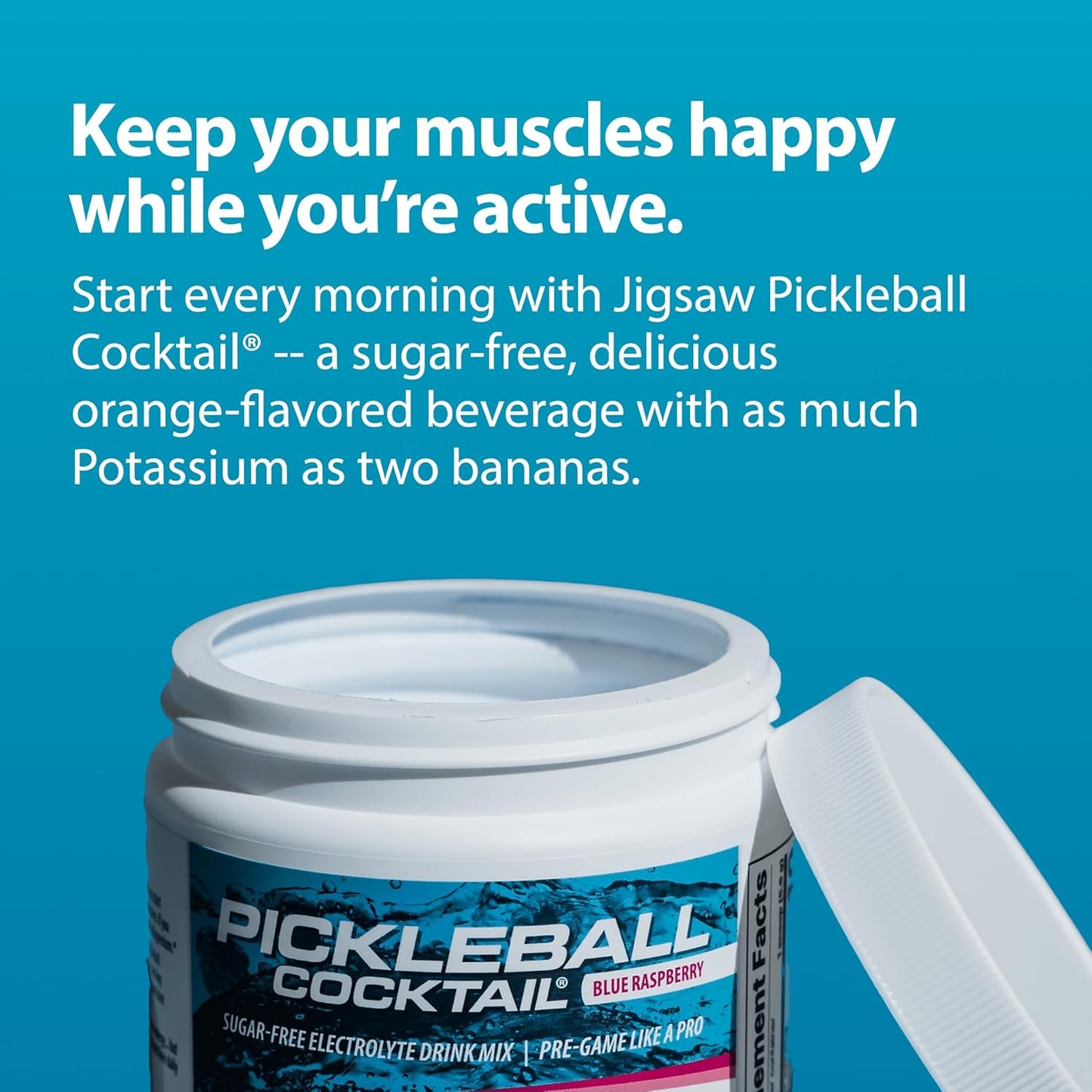 Jigsaw Adrenal Cocktail™ and Potassium Cocktail® Bundle - Blue Raspberry Flavor, 60 Servings