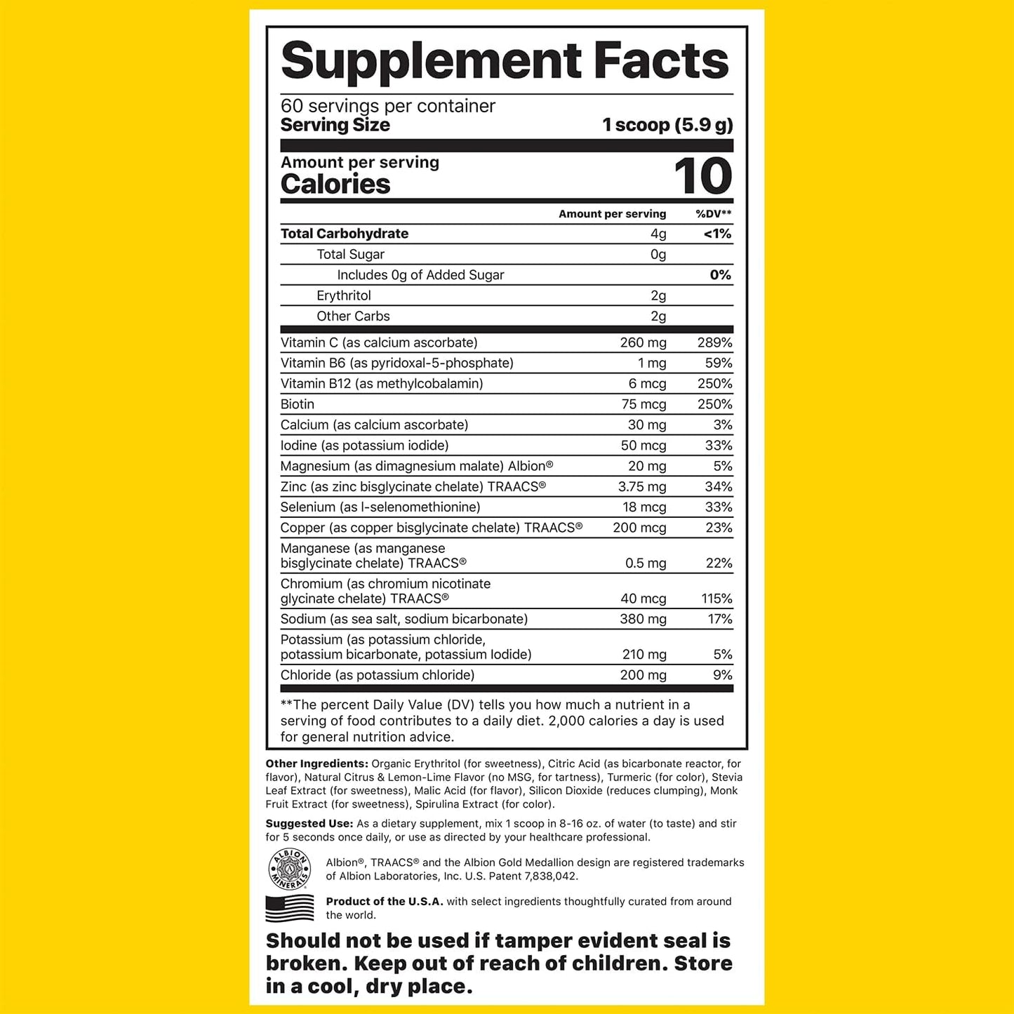 Jigsaw Adrenal Cocktail Electrolyte Supreme Jar Bundle - Lemon Lime, 60 Servings