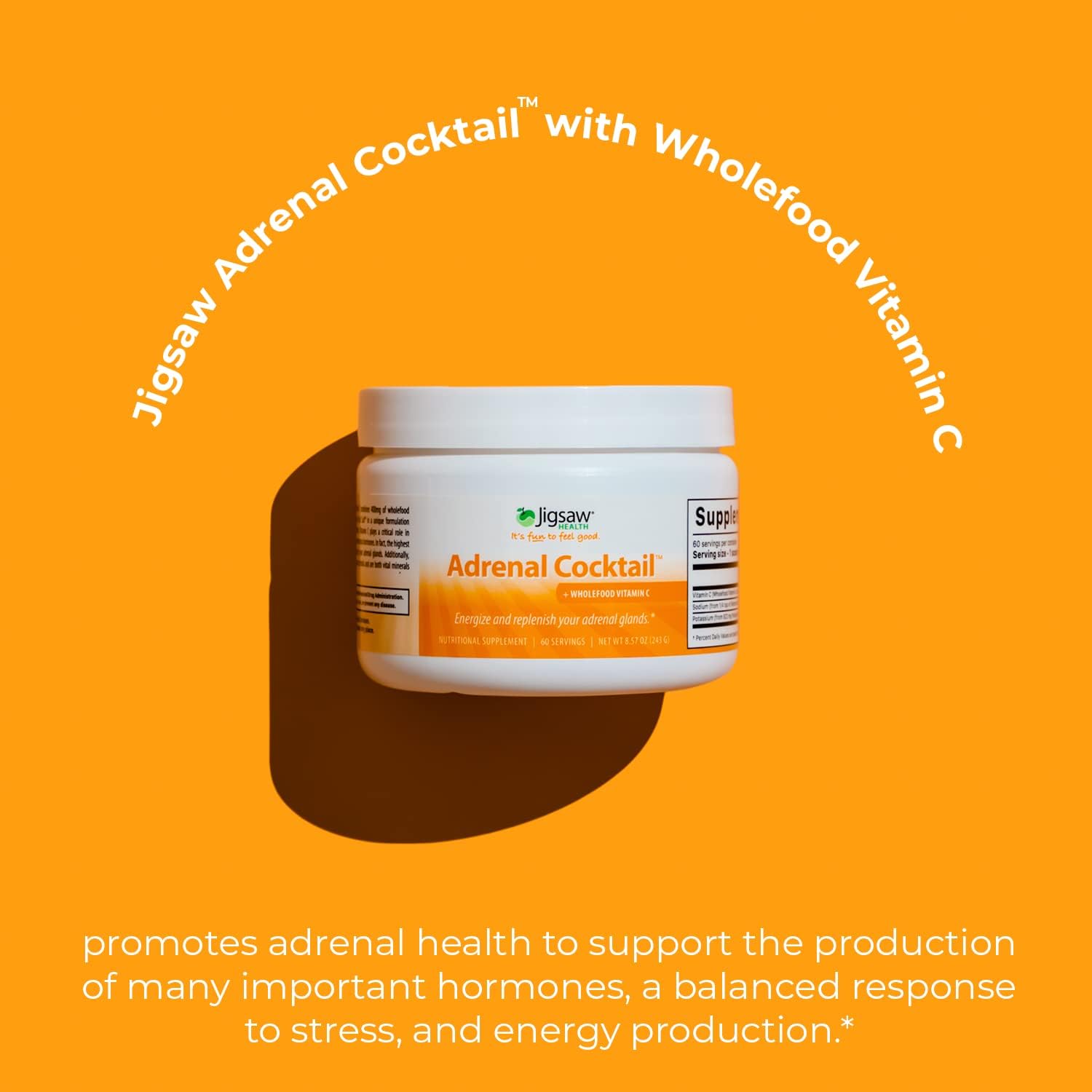 Jigsaw Health Adrenal Cocktail and MagRelief Bundle - Support Adrenal Health and Magnesium Levels