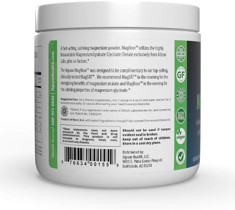 Jigsaw Health Magnesium Bundle | Magnesium w/SRT® B-Free 240ct. + MagSoothe® Jar - Buy Now