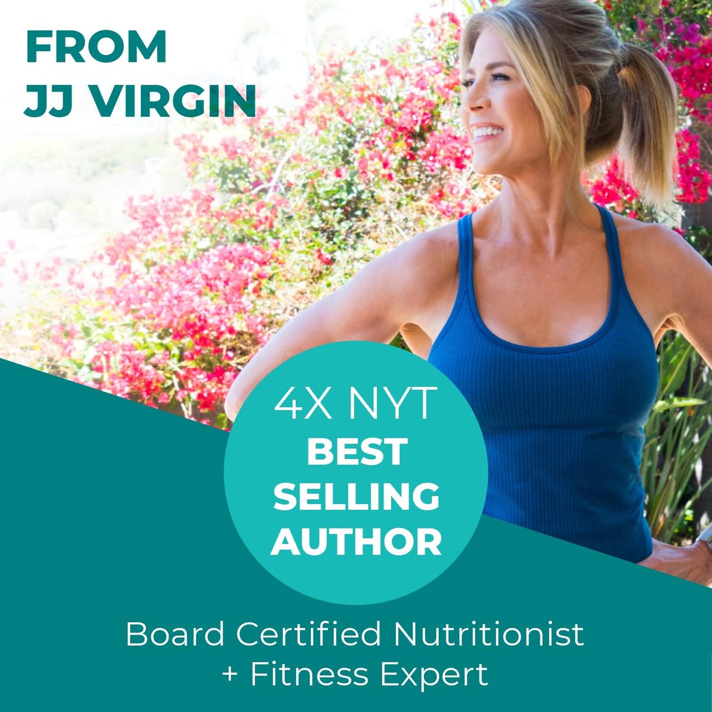 JJ Virgin Collagen Peptides Powder Supplement for Hair, Skin, Nails, Muscle & Joint Support - 30 Servings