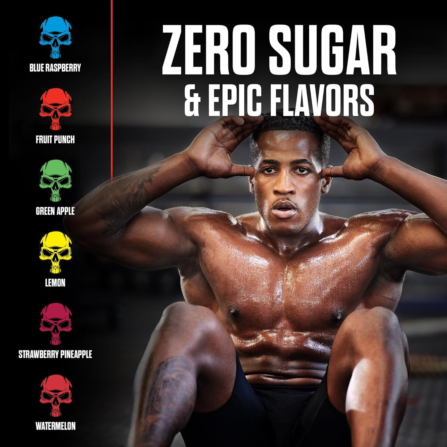 JNX SPORTS The Shadow Preworkout - Blue Raspberry, 30 Servings with 350mg Caffeine for Enhanced Energy, Focus, and Strength