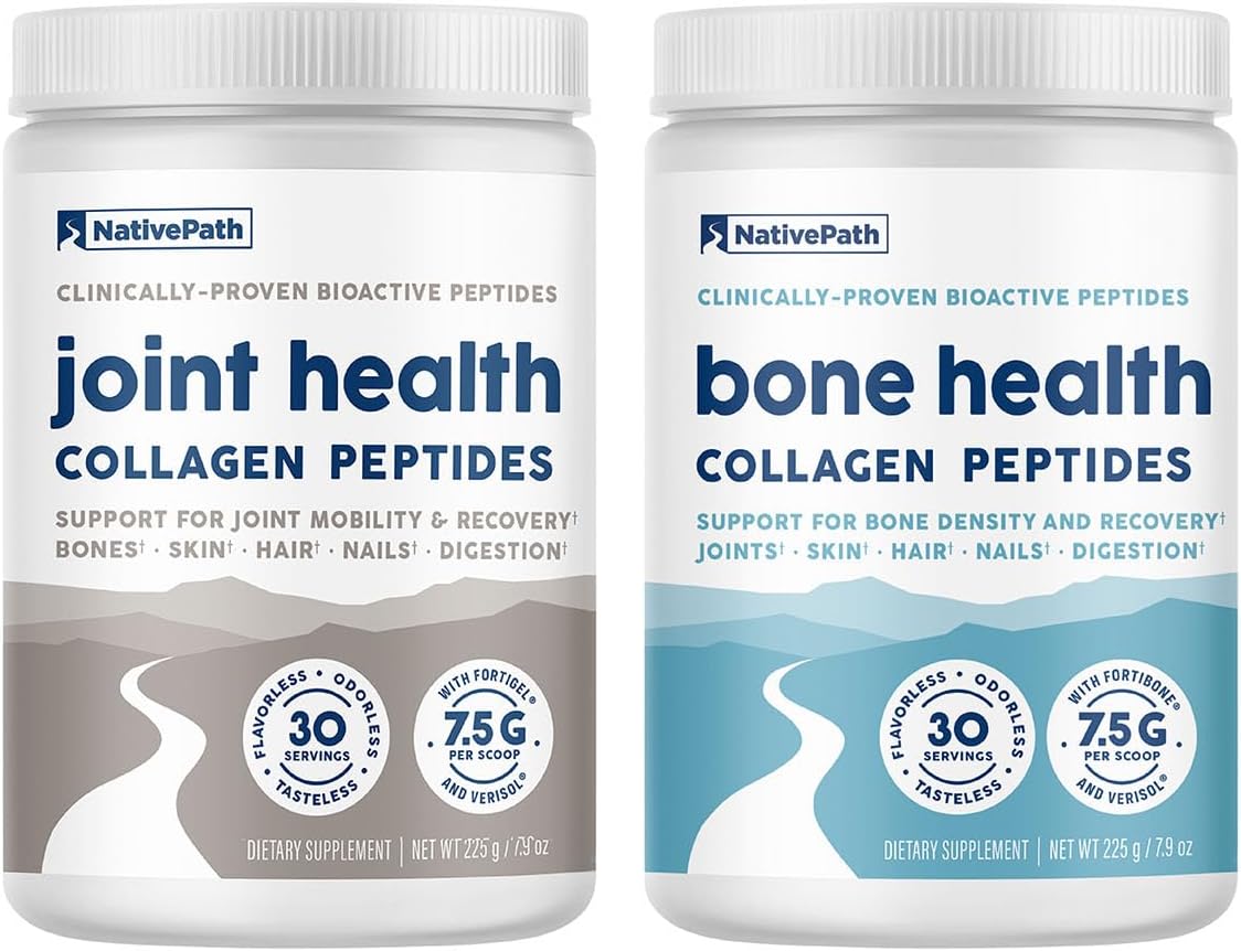 Joint and Bone Health Collagen Duo by NativePath - Experience the Joy
