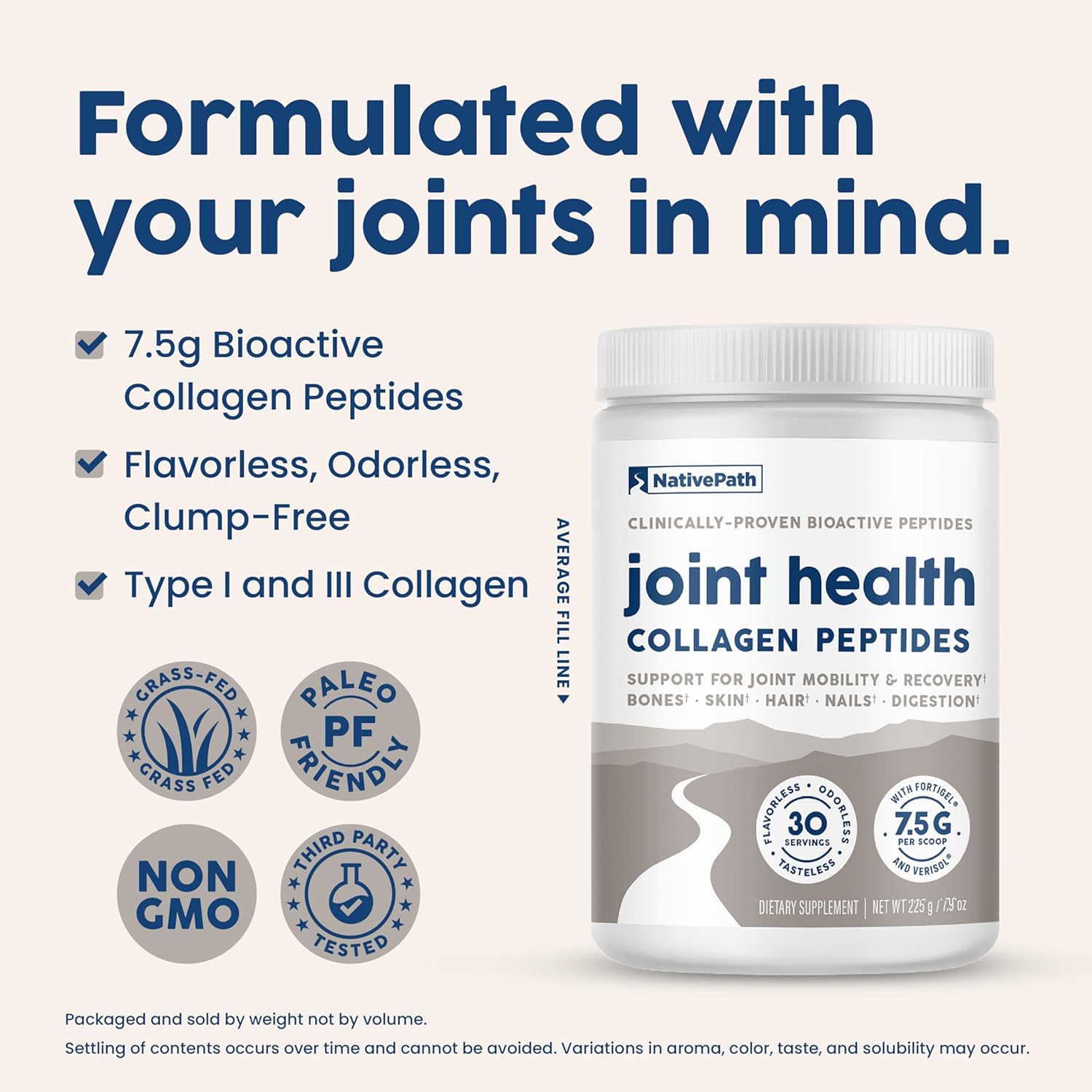 Joint Health Collagen and Probiotic Duo for Happy Joints - NativePath Joint for Joy 30