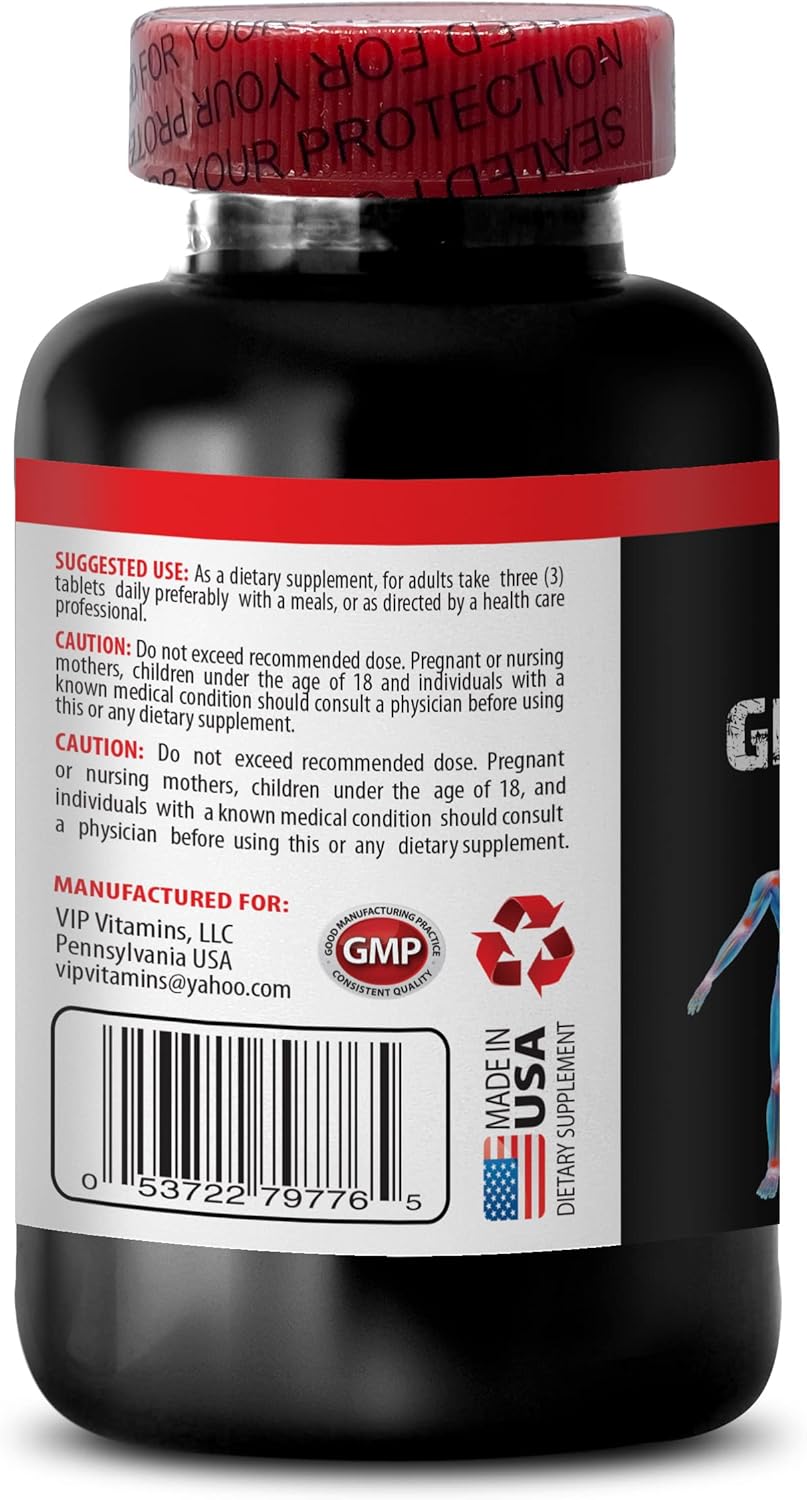 Joint Health Formula with Glucosamine, Chondroitin, and MSM - Bone & Immune Support Supplement - Anti Aging Pills - 180 Capsules