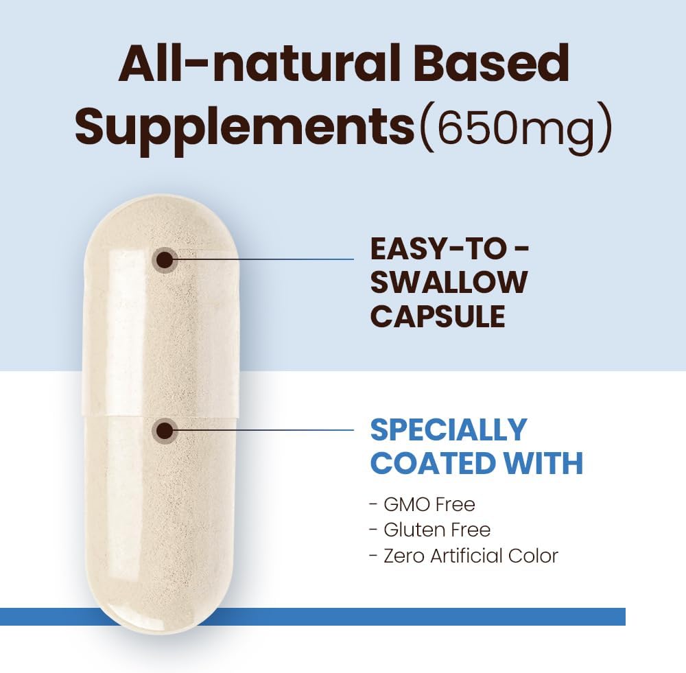 Joint Health Supplement with Boswellia and American Ginseng for Mobility Support - 60 Capsules