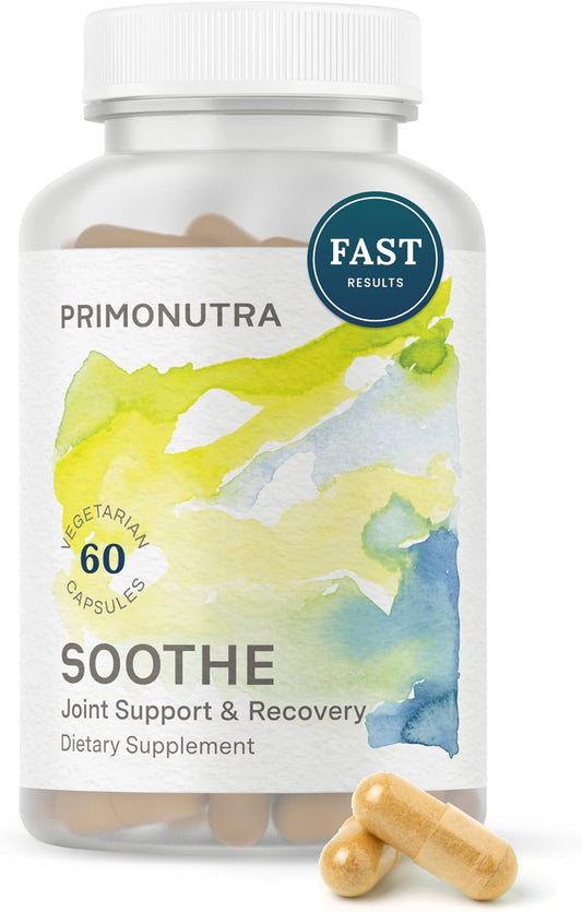 Joint Support and Muscle Recovery Supplement with Boswellia Serrata and Curcumin - 60 Count, Molecular Hydrogen Formula