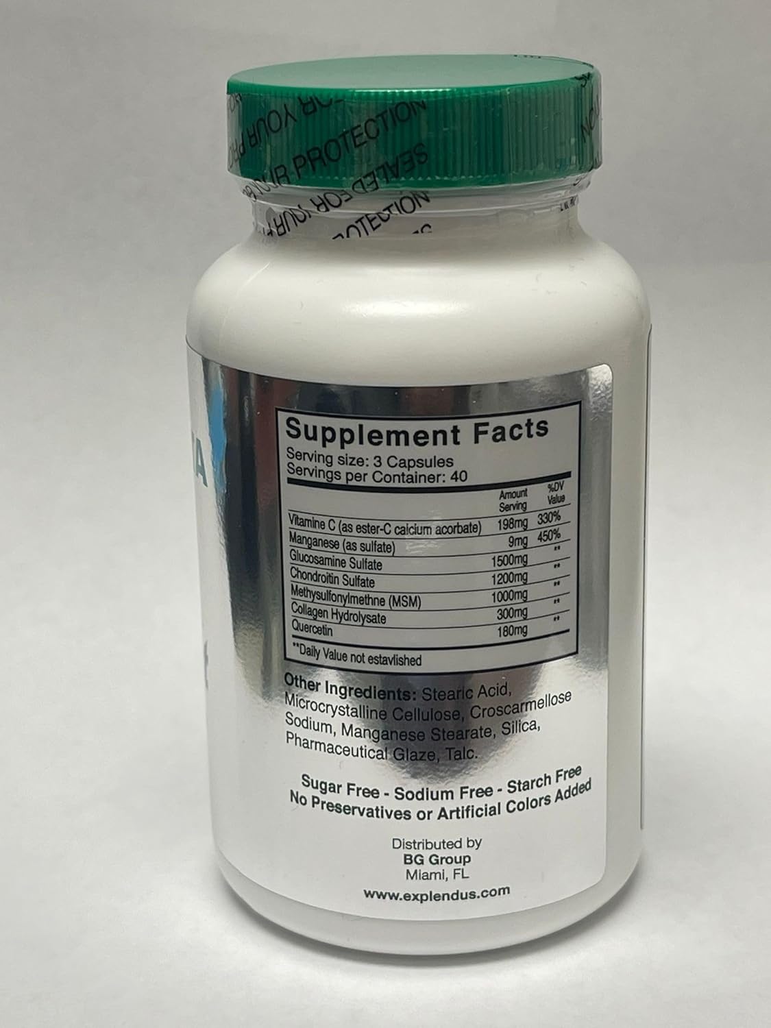 Joint Support Complex with Glucosamine, Chondroitin, and MSM - 120 Tablets