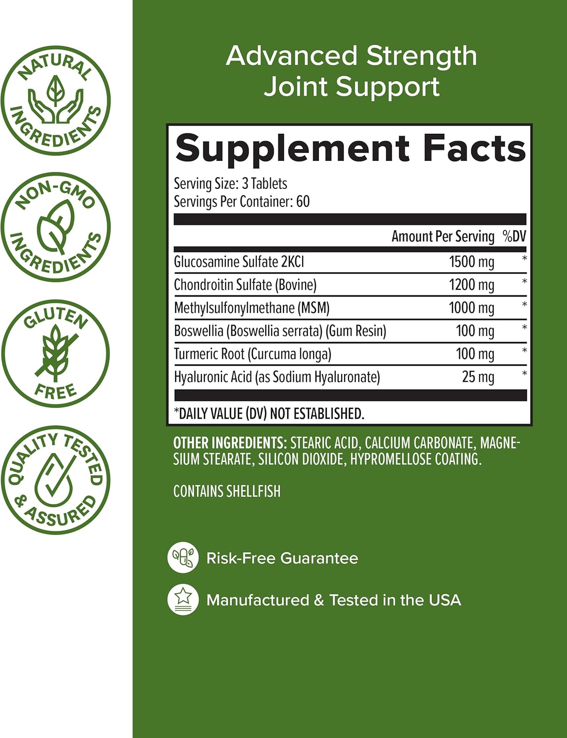 Joint Support & Green Tea Extract Bundle - Energy & Mobility Boost with MSM, Glucosamine, Chondroitin, Vitamin C - Immune & Metabolism Booster