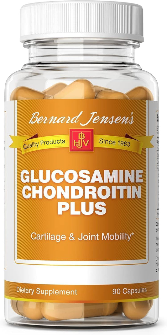 Joint Support Supplement with Glucosamine, Chondroitin, MSM, Turmeric - 90 Capsules for Mobility and Comfort