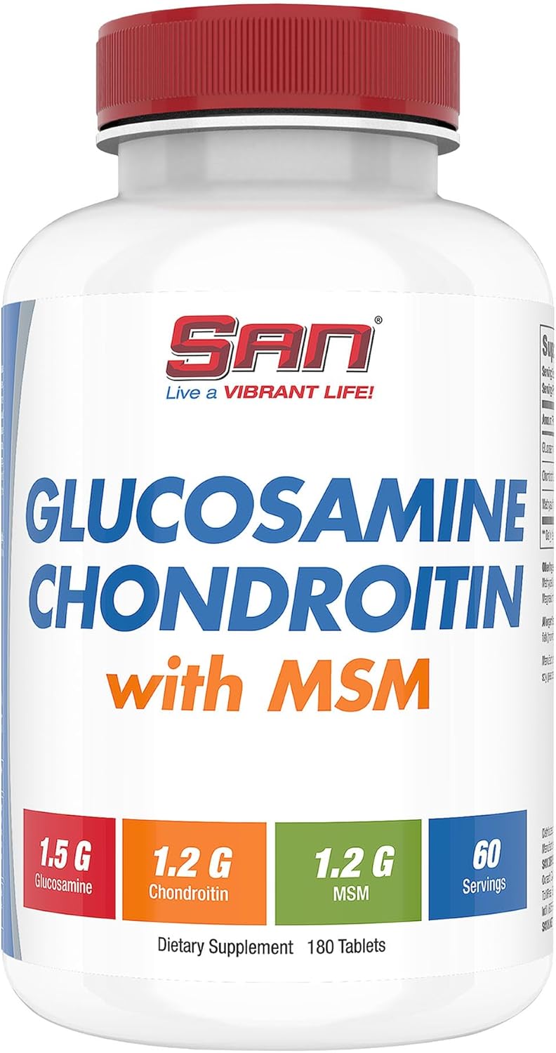 Joint Support Supplement with Glucosamine, Chondroitin, and MSM - Natural Formula for Healthy Joints and Mobility. 60 Servings