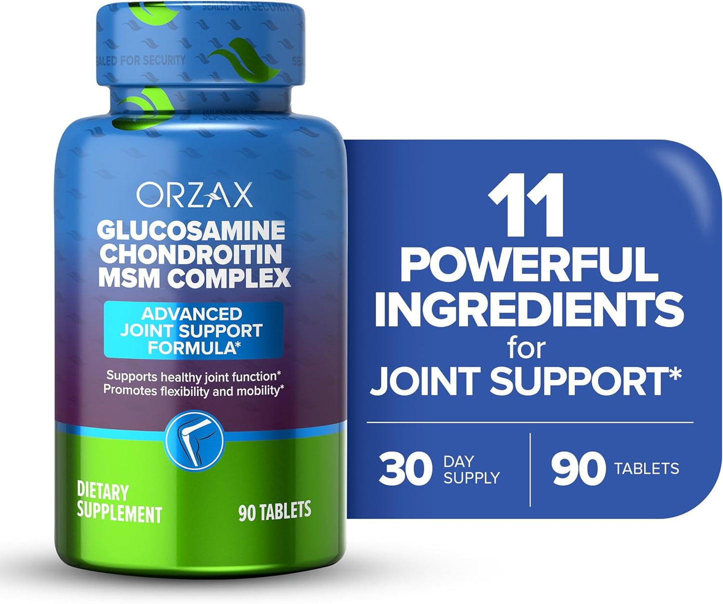 Joint Support Supplement with Glucosamine, Chondroitin, MSM, Turmeric, Collagen, Bromelain & Boswellia Extract - 90 Tablets for Function & Comfort - BoostGo Australia
