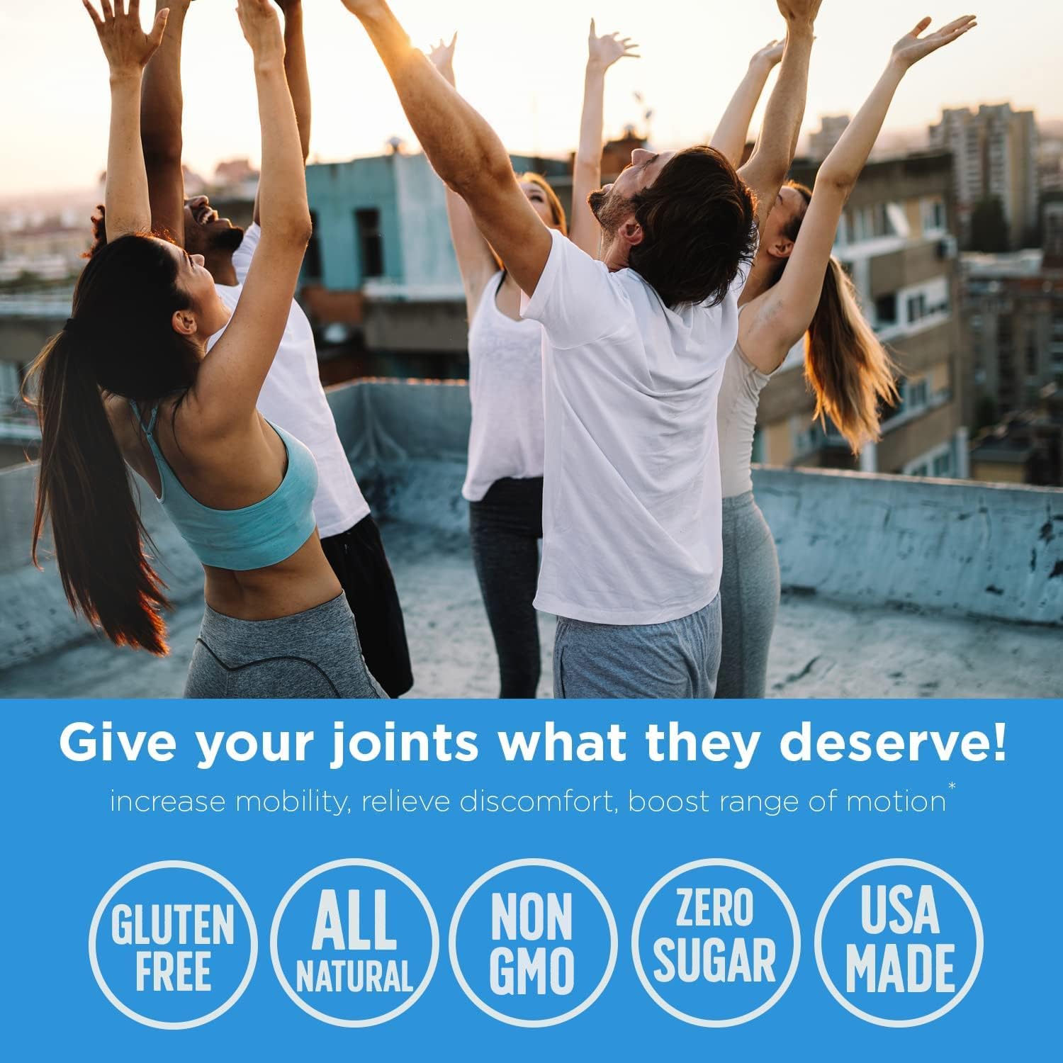 Joint Support Supplement with Glucosamine, Chondroitin, Turmeric, MSM, and Boswellia - 120 Capsules for Joint Assist & Relief by Doctor Danielle - BoostGo Australia