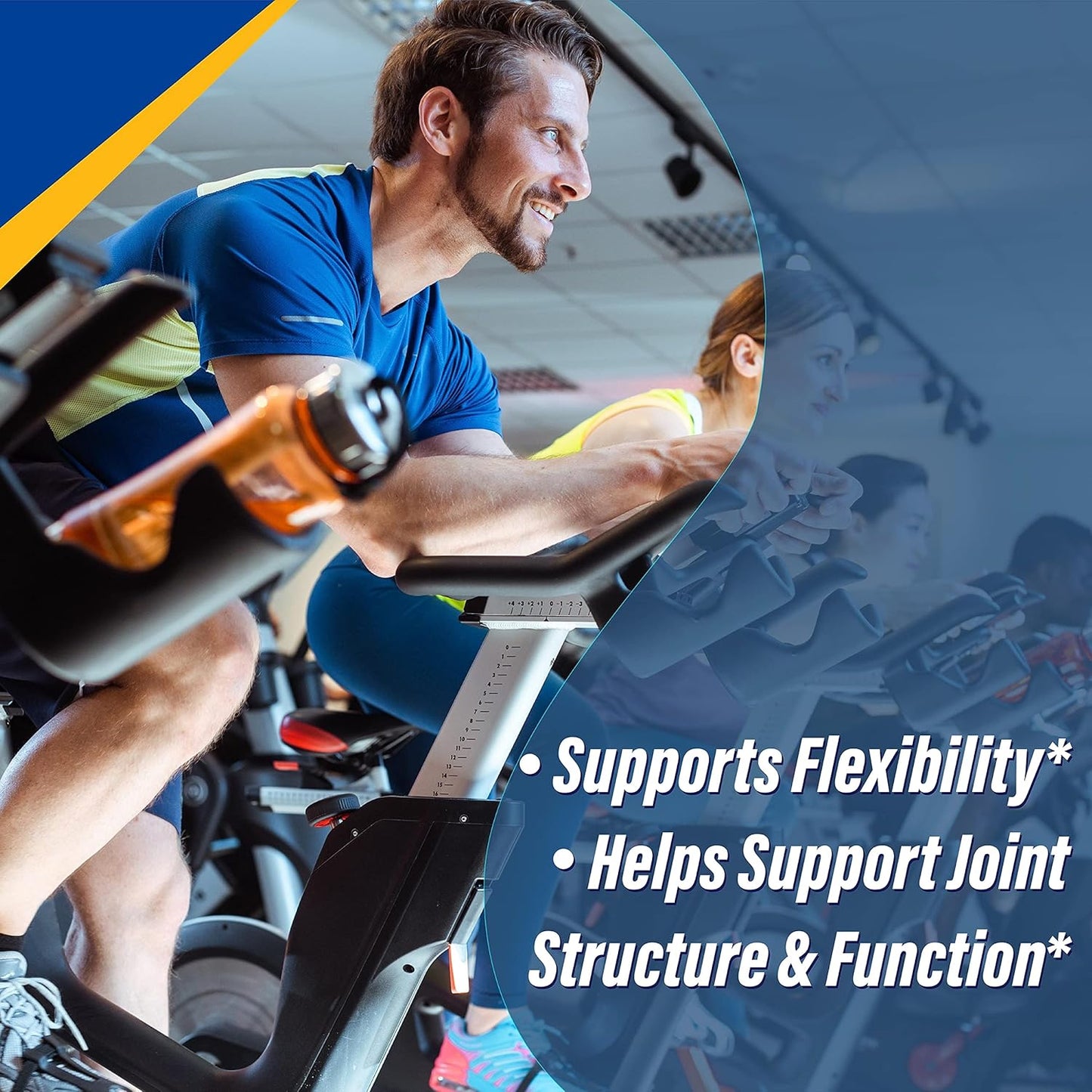 Joint Support Supplement with Glucosamine, Chondroitin Sulfate, and MSM for Healthy Bones and Mobility - 120 Count