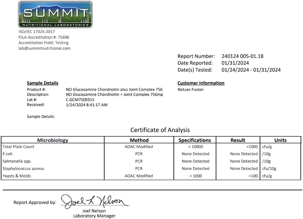 Joint Support Supplement with Glucosamine, Chondroitin, MSM, Turmeric, Boswellia, and Hyaluronic Acid - 120 Capsules for Healthy Bones