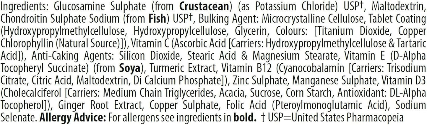 Jointace Glucosamine & Chondroitin Tablets by Vitabiotics - 30 Tablets for Joint Health