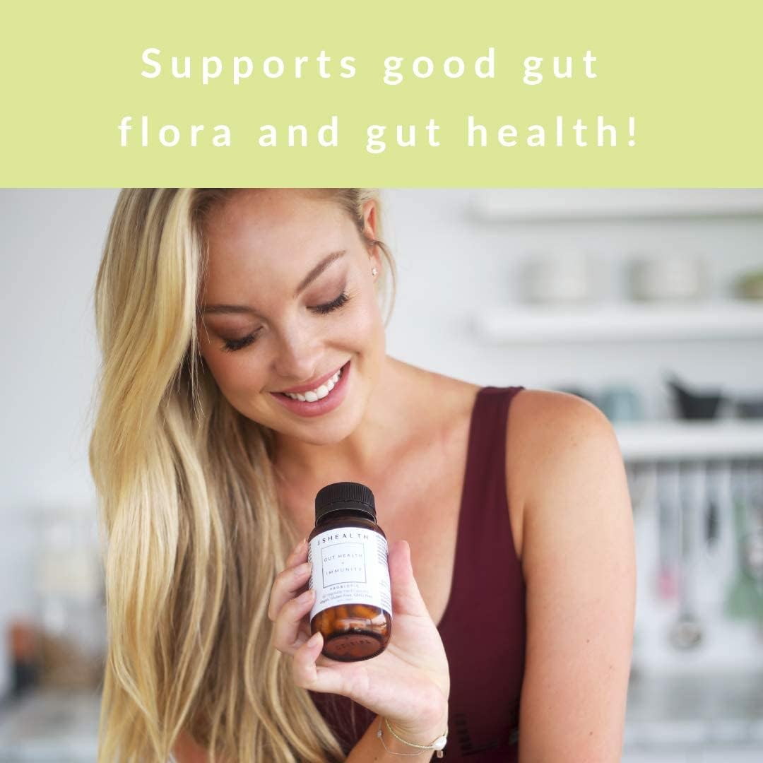 JSHealth Vitamins Gut Health and Immunity Formula | Probiotics for Women and Men | Digestive and Immune Support Supplement
