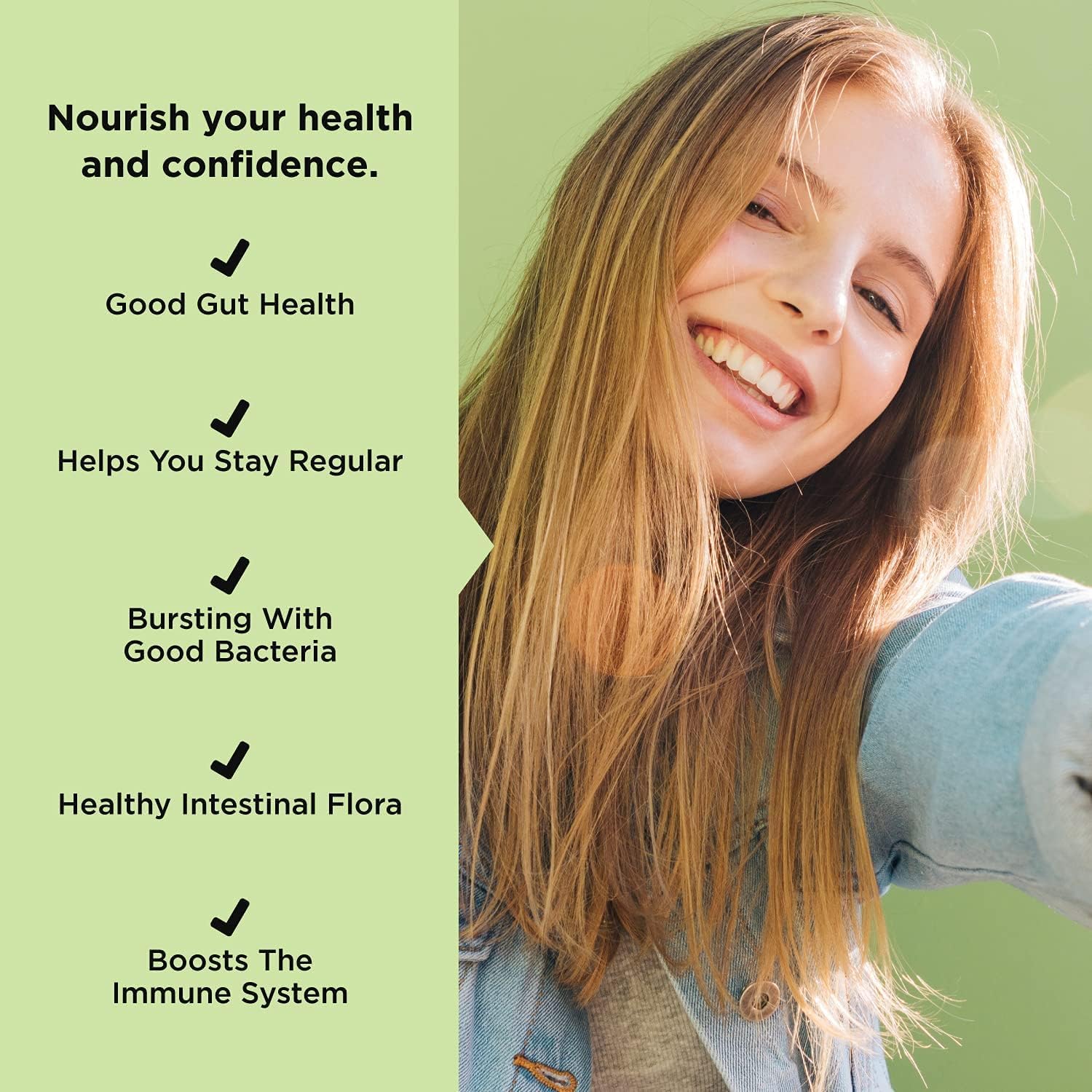 JSHealth Vitamins Probiotic Supplement for Gut Health & Immunity - Shelf Stable Formula for Men & Women - Supports Digestive Health & Immune System - 30 Capsules