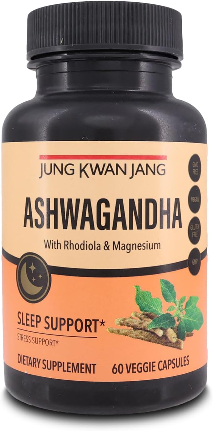 JUNG KWAN JANG Ashwagandha with Rhodiola & Magnesium Capsules - 60 Count