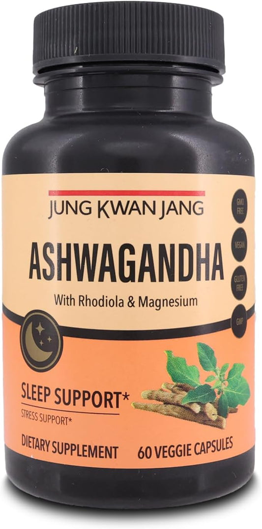 JUNG KWAN JANG Ashwagandha with Rhodiola & Magnesium Capsules - 60 Count