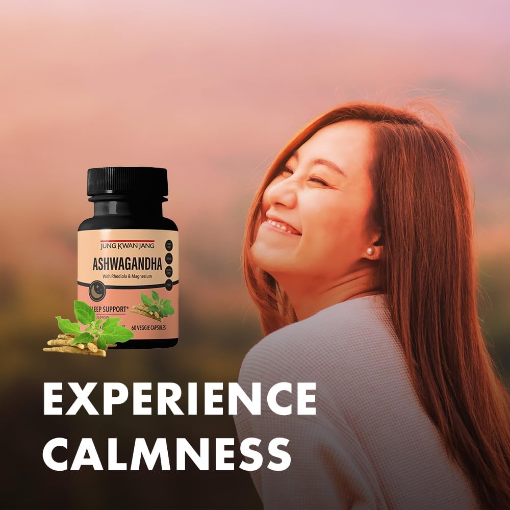 JUNG KWAN JANG Ashwagandha with Rhodiola & Magnesium Capsules - 60 Count