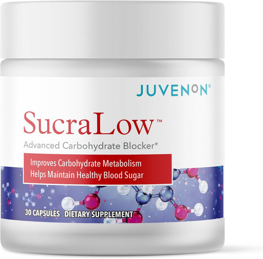 Juvenon Surcalow: Daily Carbohydrate & Vitality Support - Metabolism & Energy Supplement (30 Capsules)