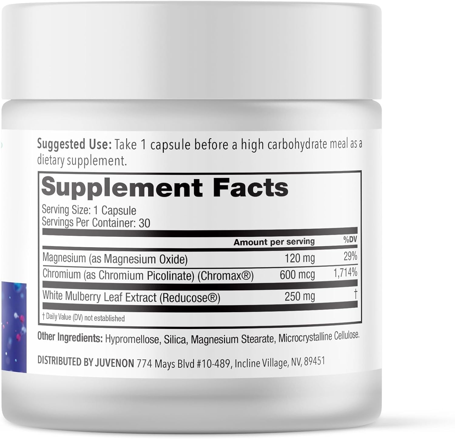 Juvenon Surcalow: Daily Carbohydrate & Vitality Support - Metabolism & Energy Supplement (30 Capsules)