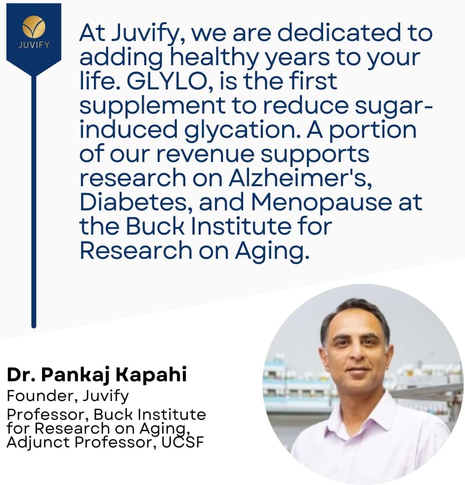 Juvify Anti-Aging and Weight Management Supplement - Enhances Energy, Suppresses Appetite, and Stimulates Cell Renewal - 60 Capsules for Vitality and Healthy Aging