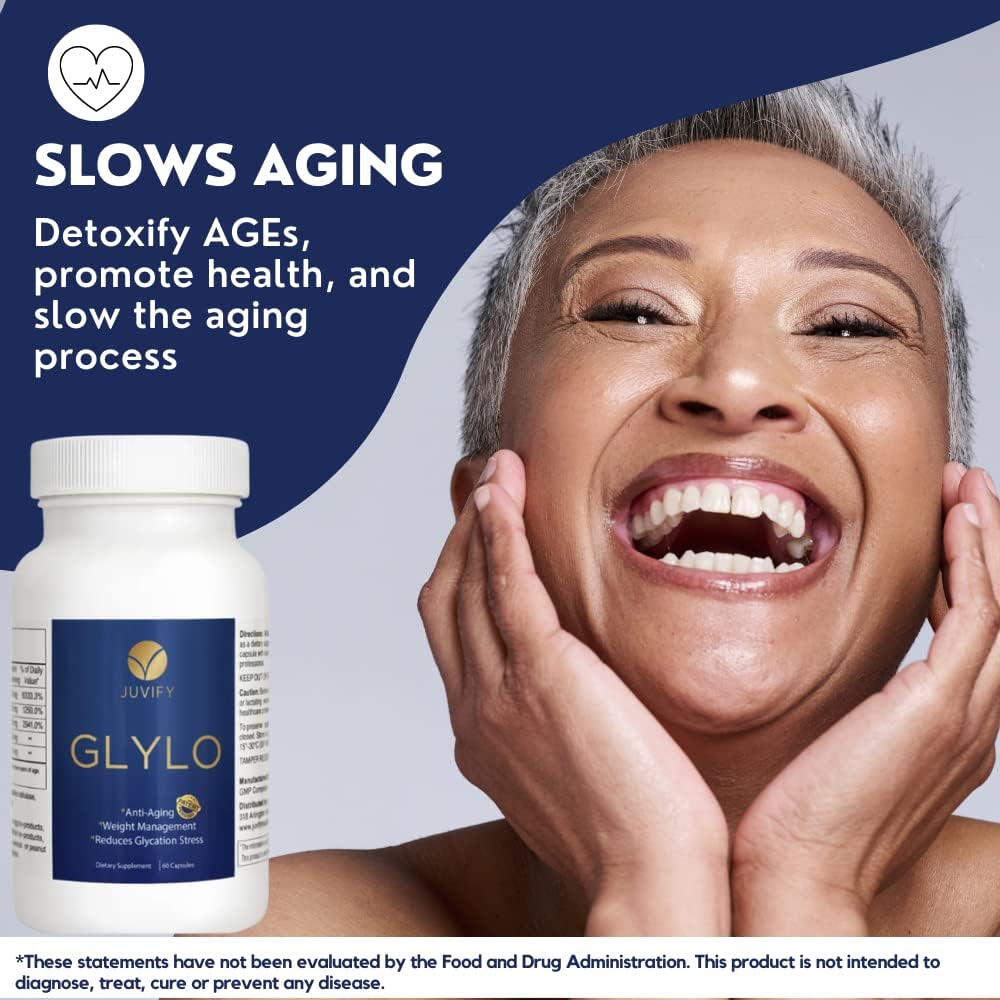 Juvify Anti-Aging and Weight Management Supplement - Enhances Energy, Suppresses Appetite, and Stimulates Cell Renewal - 60 Capsules for Vitality and Healthy Aging