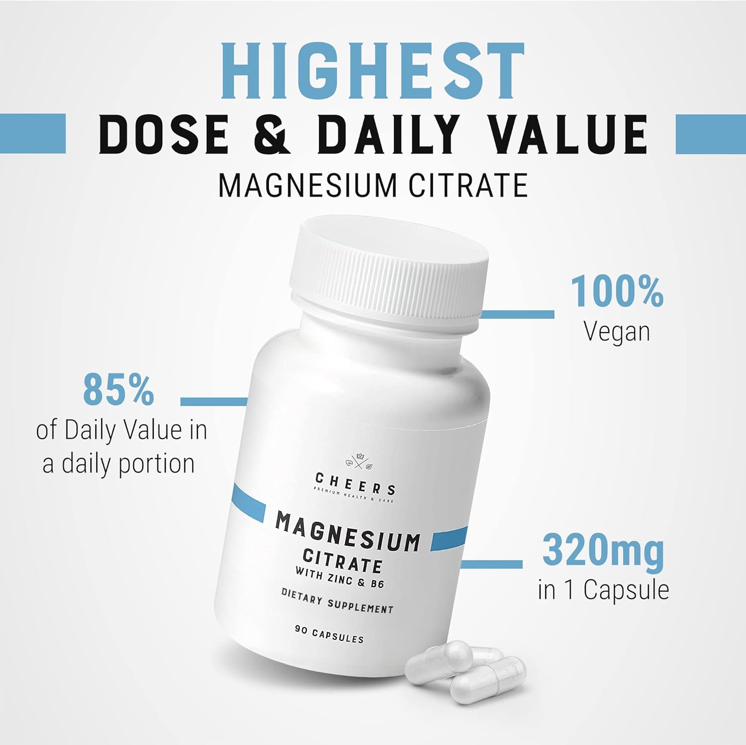 JW Lysak Cheers Everyday Bundle | Potassium Citrate and Magnesium Citrate Supplement Pack