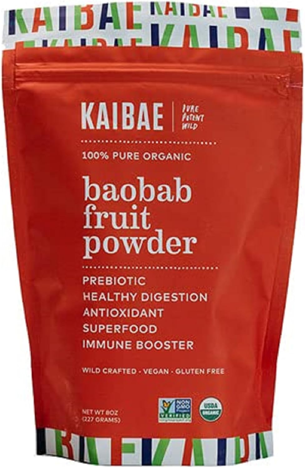 KAIBAE Premium Organic Baobab Powder for Gut Health, Immunity, and Hydration | Vitamin C, Polyphenols, Minerals | 8 oz. Fiber Supplement - BoostGo Australia