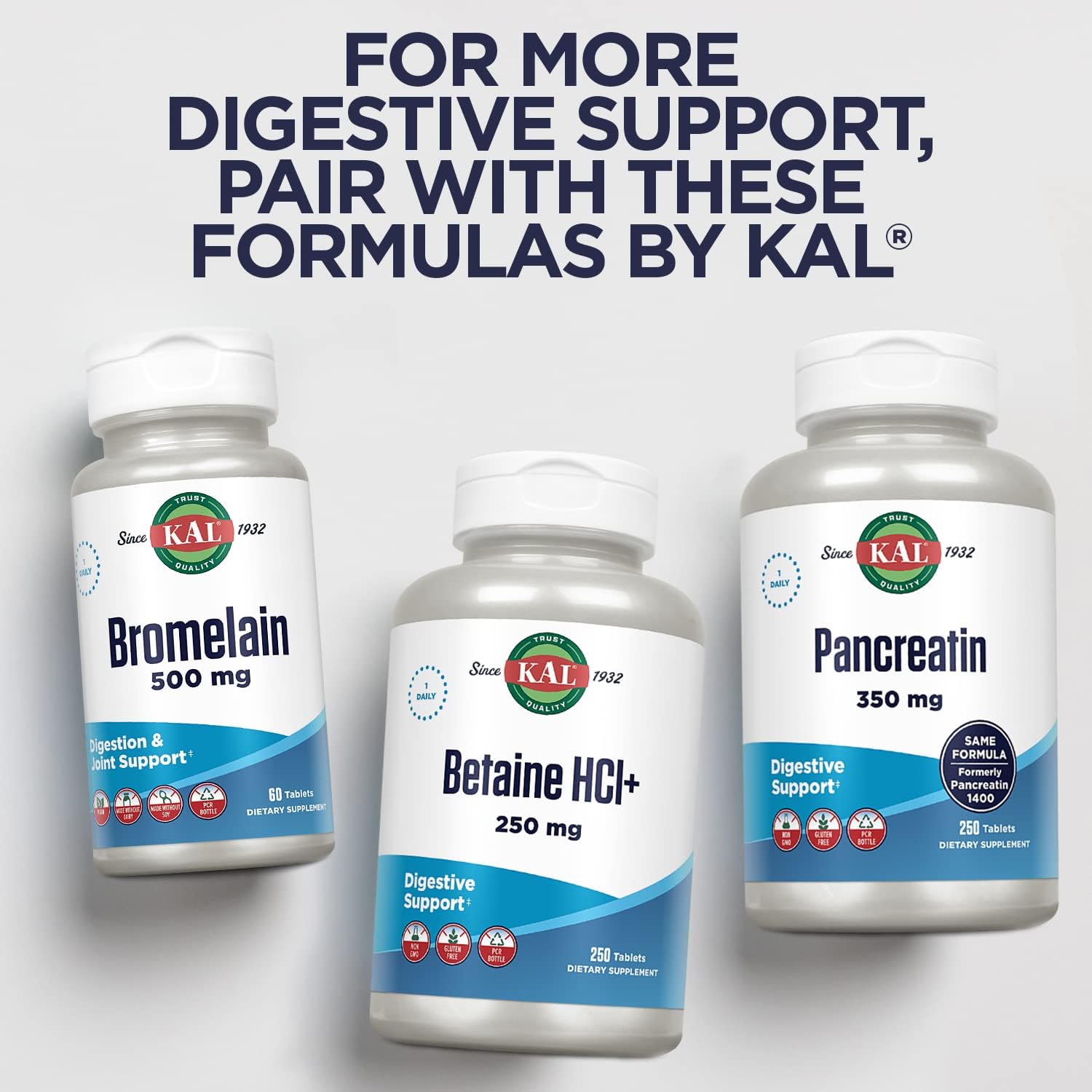 KAL Acidophilus ProBiotic-4 with Four Probiotic Strains, 500 Million CFUs, Freeze Dried VegCaps - Probiotics for Women and Men
