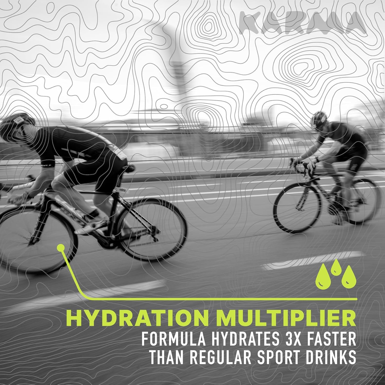 Karma Nutrition Electrolyte EAA Powder - Hydration & Muscle Stamina, 4.8g Amino Acids, 2g Creatine, Lime Lemon Flavor - 30 Servings