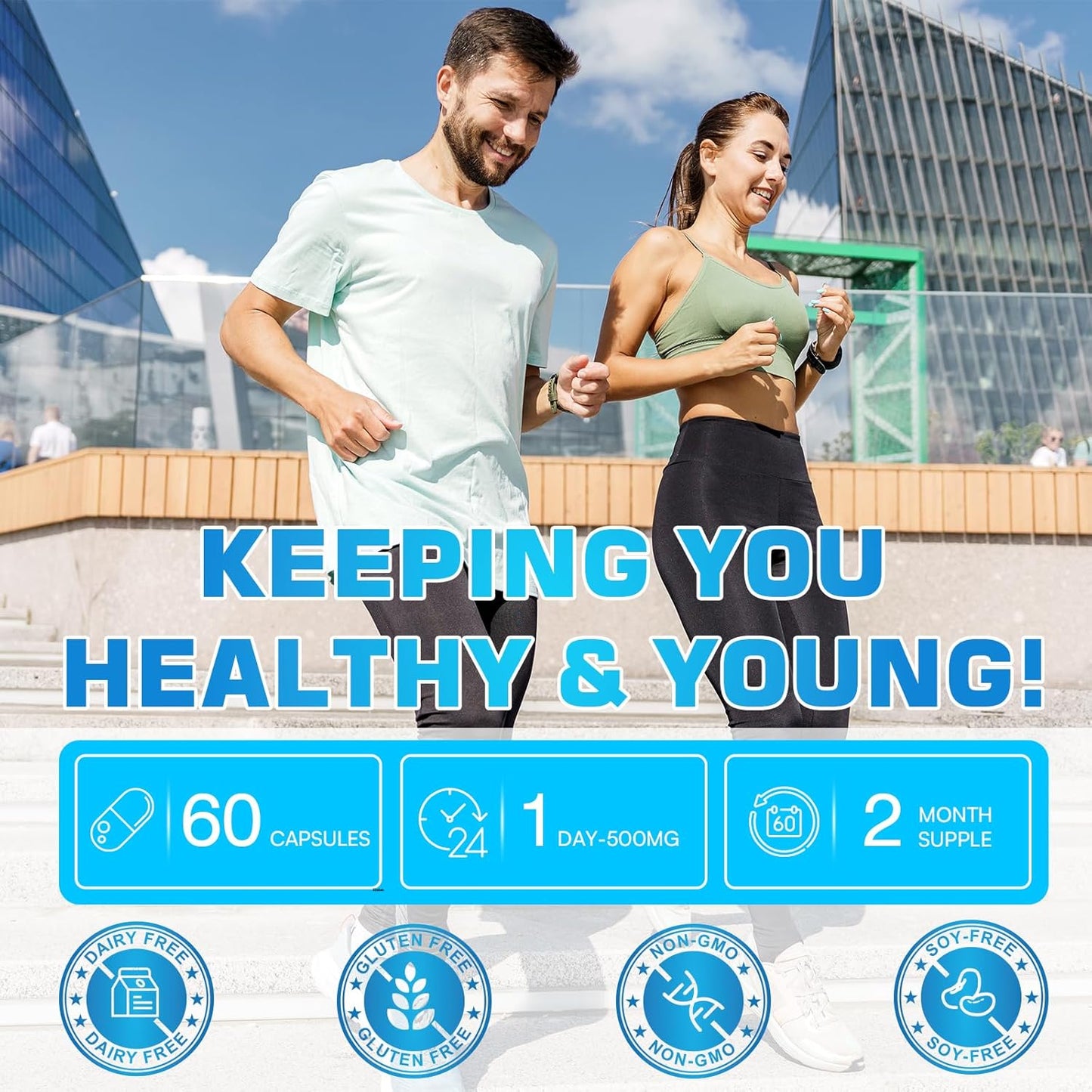 Kaumipor NMNH 500MG NAD Supplement - 2 Month Supply for Anti Aging, Energy, Immunity, Focus - 540 Capsules