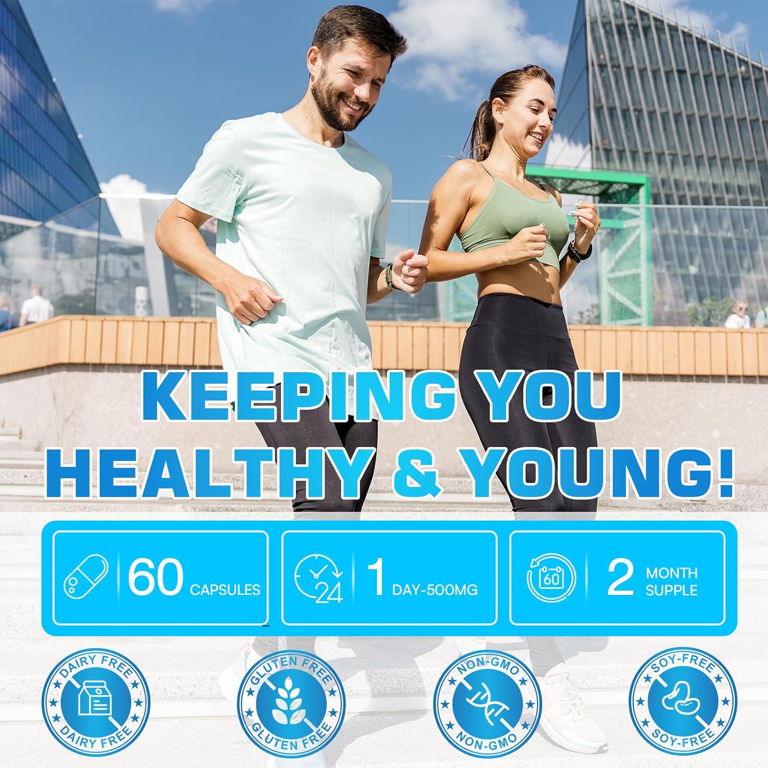 Kaumipor NMNH 500MG NAD Supplement - 2 Month Supply for Anti Aging, Energy, Immunity, Focus - 540 Capsules