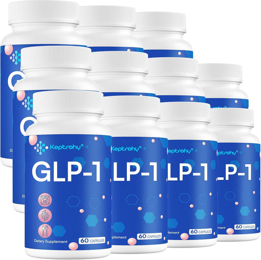Keptrohy GLP-1 Support Supplement with Synbiotics, Hops Extract, and Eriocitrin - Natural Support for Men and Women, 11 Pack