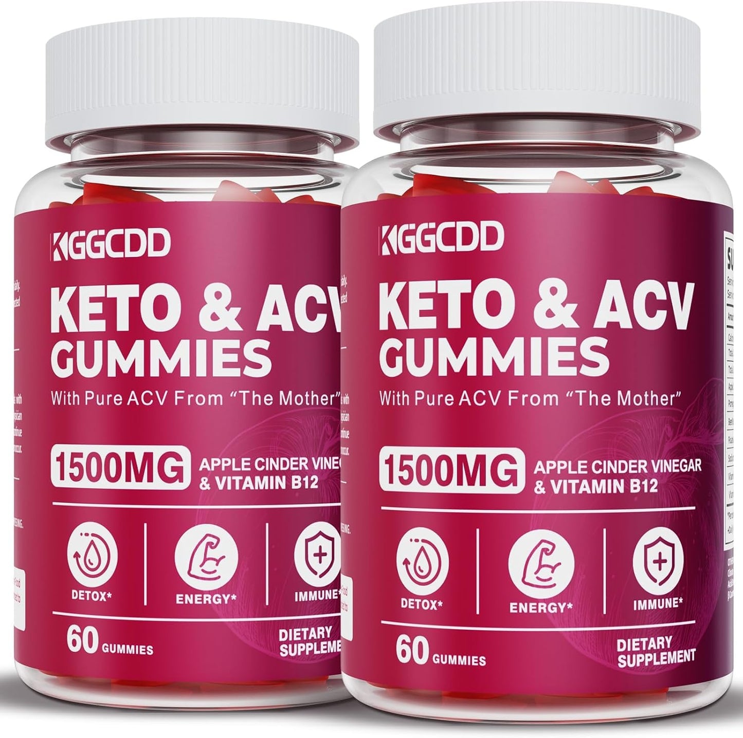 Keto Apple Cider Vinegar Gummies Set - KGGCDD Brand