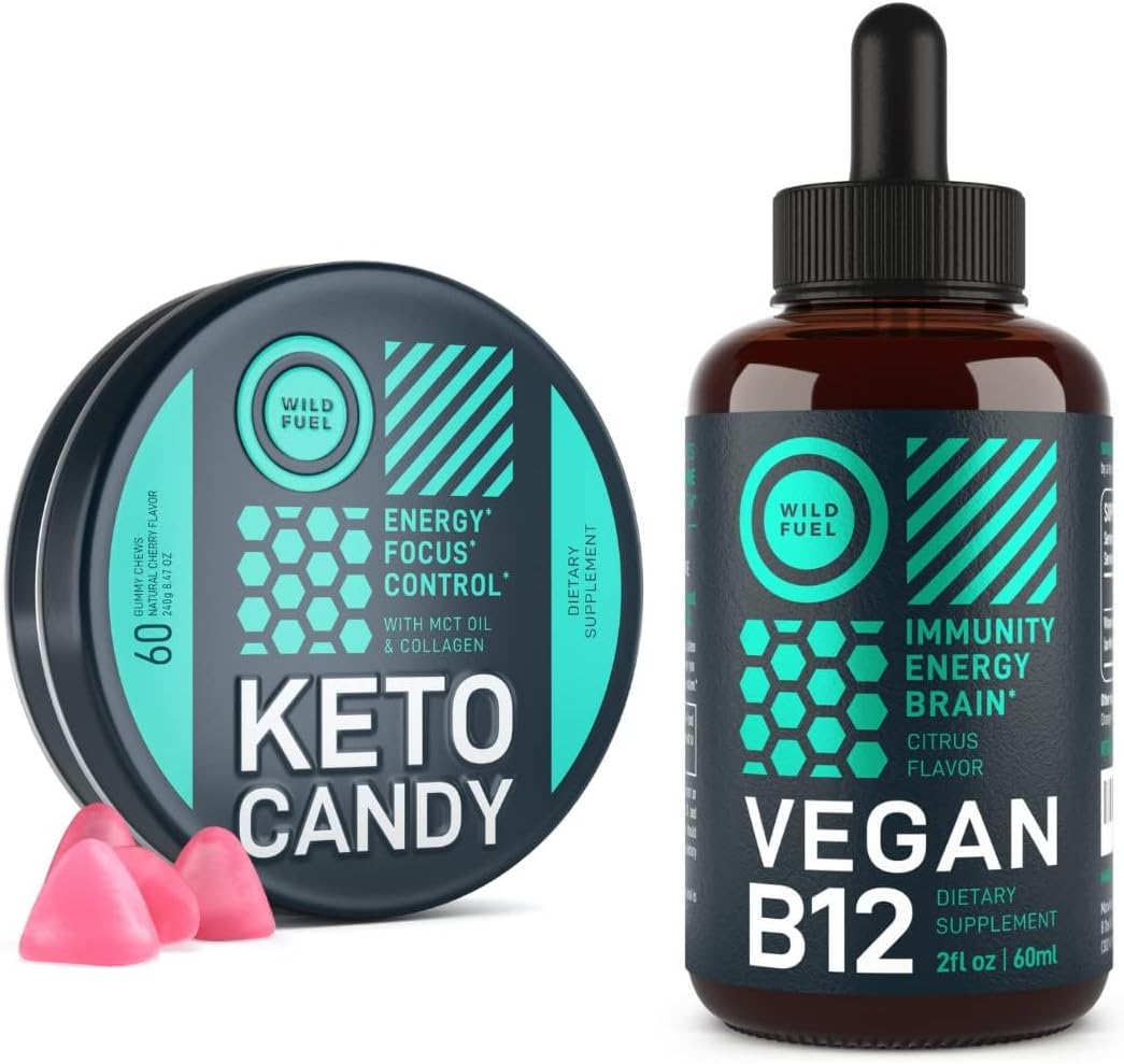 Keto Gummies and Vegan B12 Energy Bundle for Wild Fuel Boost